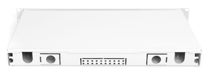 DIGITUS FO splice box, 1U, equipped, 6x LC DX, OM3 incl. splice cassette, colored pigtails, couplers