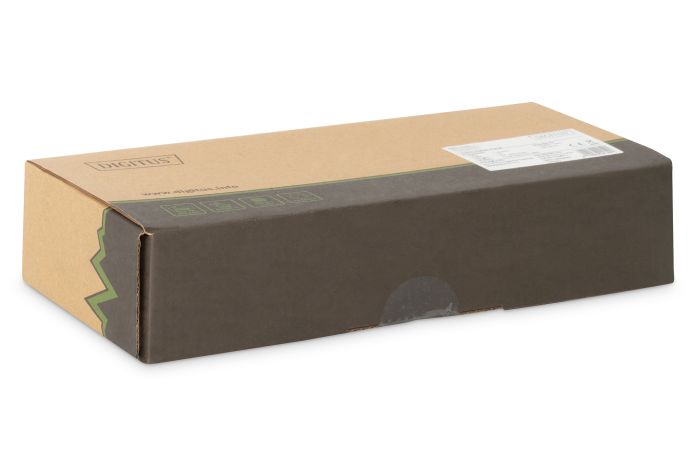 DIGITUS Desktop CAT 6A  Patch Panel, shielded Class EA, 12-port RJ45, 8P8C, LSA