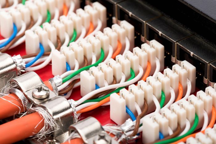 DIGITUS Desktop CAT 6A  Patch Panel, shielded Class EA, 12-port RJ45, 8P8C, LSA