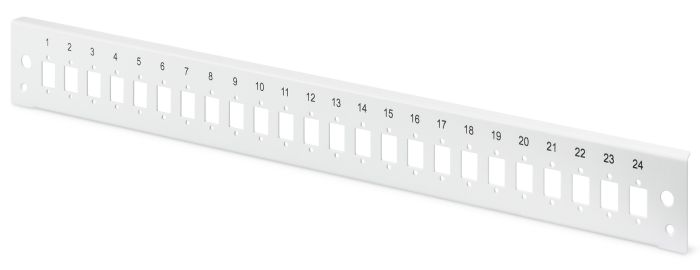 Фронтальна панель DIGITUS патч-панелі 24x LC Duplex, SC Simplex, E2000 Simplex 1U, quick lock