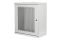 DIGITUS 12U wall mounting cabinet, SOHO, unmounted 370x540x400 mm, perforated front door, grey