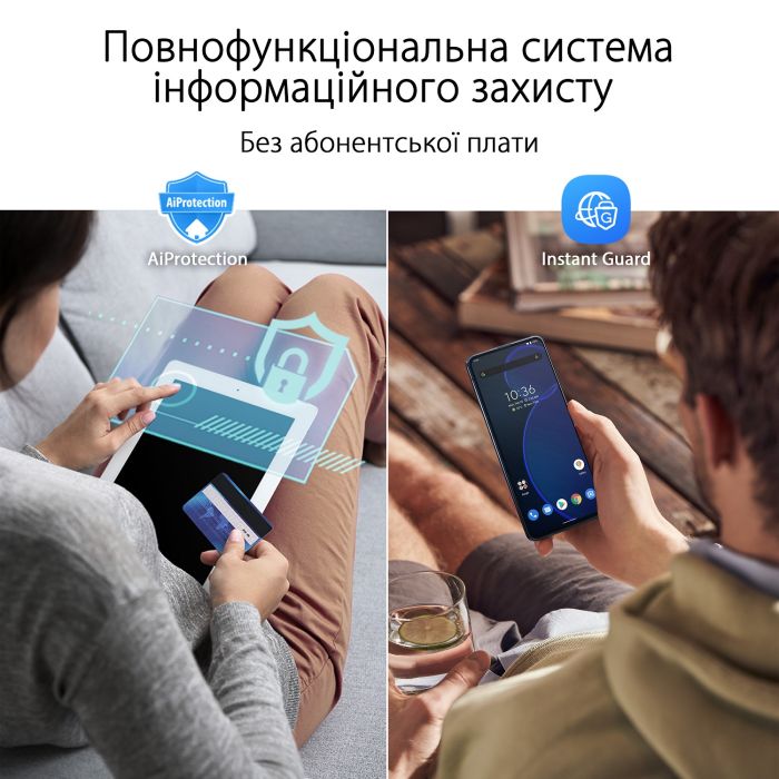 Система WiFi-Mesh ASUS ROG Rapture GT6 AX10000, 3xGE LAN, 1x2.5GE WAN, 1xUSB 3.2, 2мод, білий