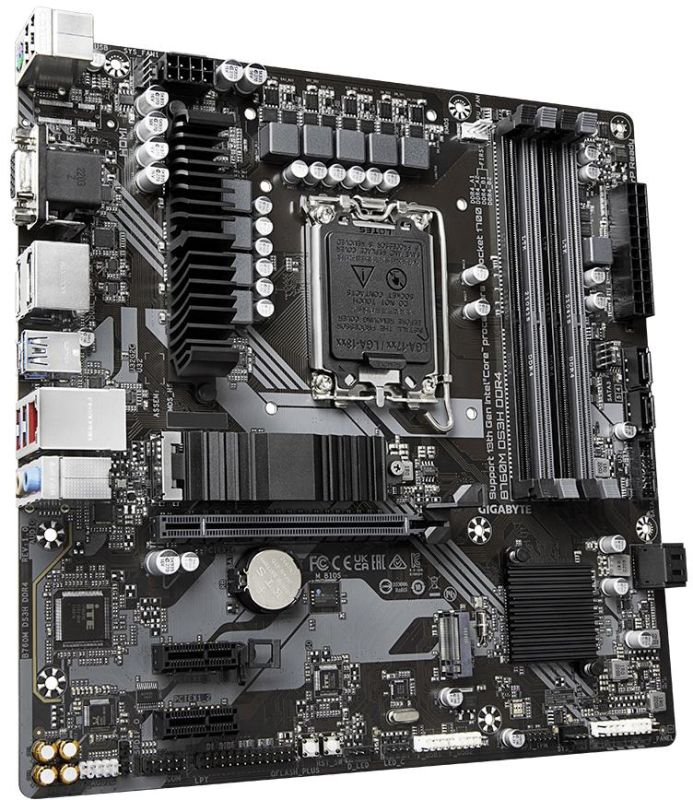 Материнська плата GIGABYTE  s1700 B760 2xDDR4 HDMI DP mATX Gigabyte B760M_DS3H_DDR4