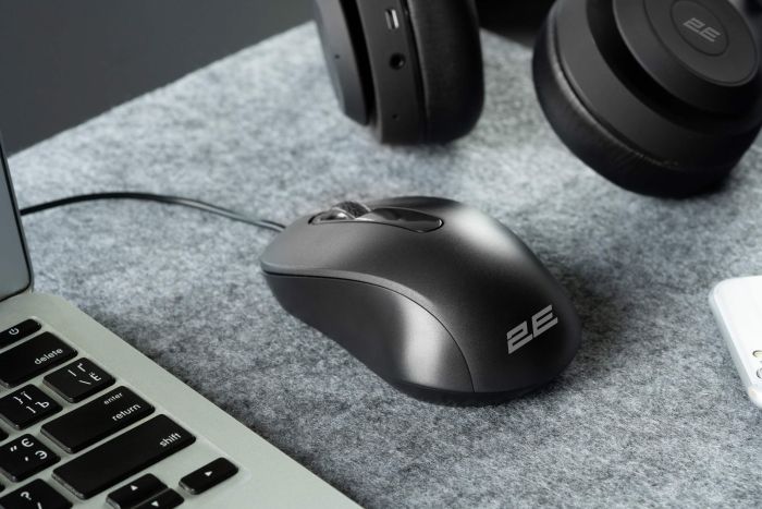 Mouse 2E MF160, USB-A, black