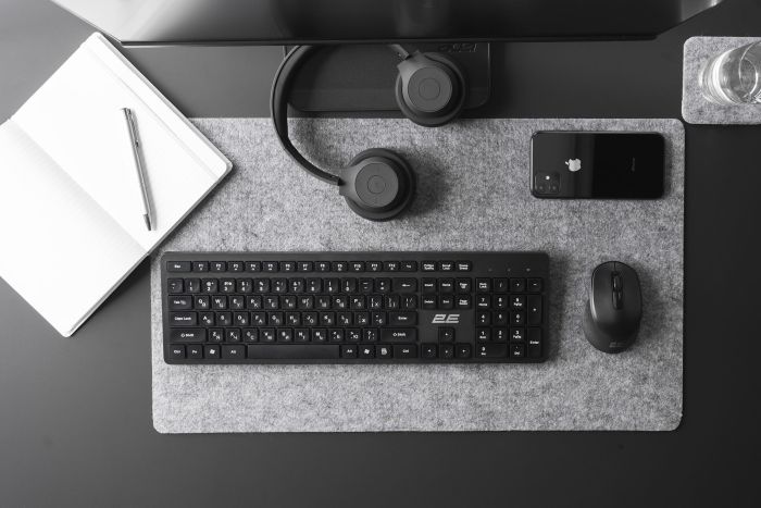 2E Keyboard membrane KS260 106key, WL, EN/UK, black