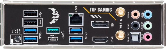 Материнcкая плата ASUS TUF GAMING B550-PLUS WIFI II sAM4 B550 4xDDR4 M.2 HDMI DP Wi-Fi BT ATX