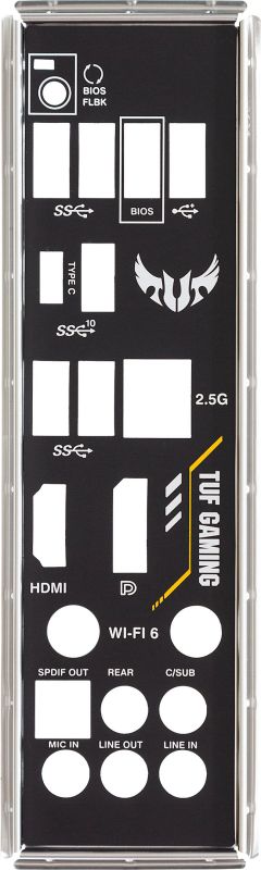 Материнcкая плата ASUS TUF GAMING B550-PLUS WIFI II sAM4 B550 4xDDR4 M.2 HDMI DP Wi-Fi BT ATX