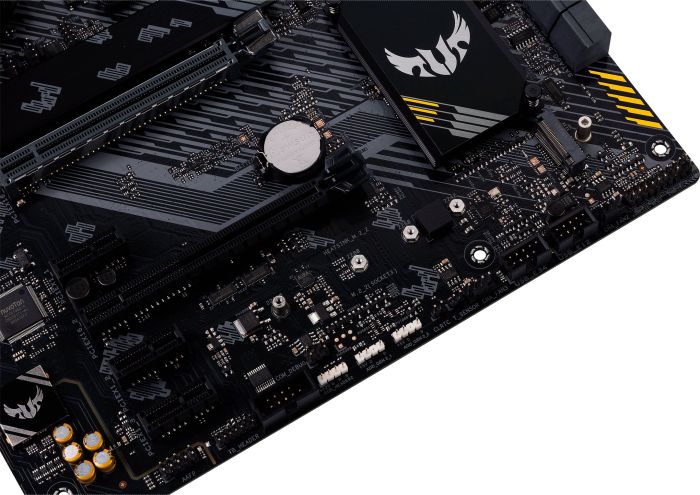 Материнcкая плата ASUS TUF GAMING B550-PLUS WIFI II sAM4 B550 4xDDR4 M.2 HDMI DP Wi-Fi BT ATX