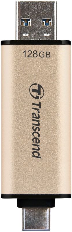 Накопитель Transcend 128GB USB 3.2 Type-A + Type-C JetFlash 930 R420/W400MB/s Чёрный
