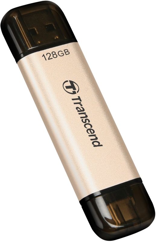 Накопитель Transcend 128GB USB 3.2 Type-A + Type-C JetFlash 930 R420/W400MB/s Чёрный