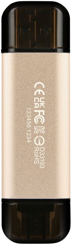 Накопитель Transcend 128GB USB 3.2 Type-A + Type-C JetFlash 930 R420/W400MB/s Чёрный