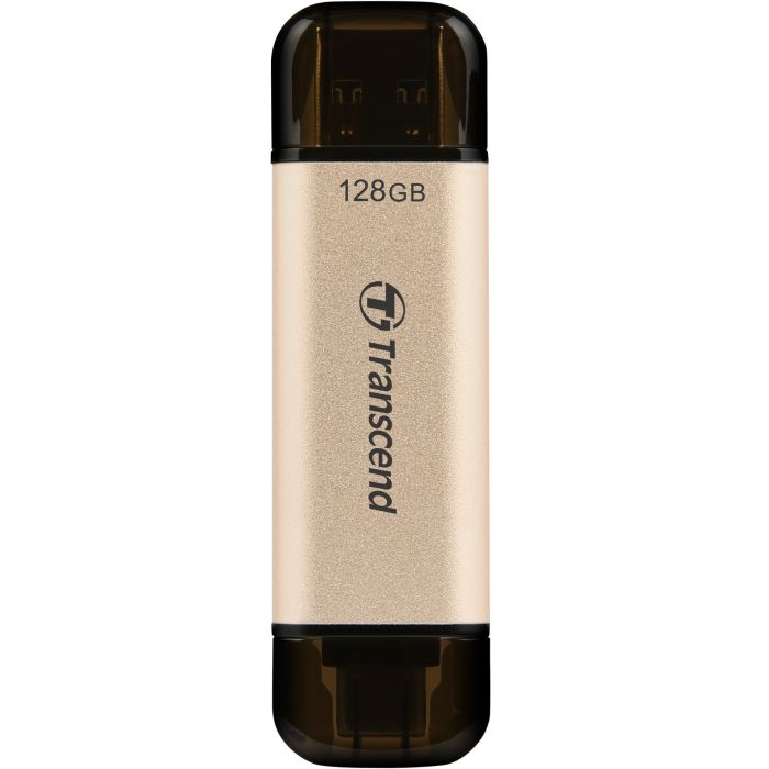 Накопитель Transcend 128GB USB 3.2 Type-A + Type-C JetFlash 930 R420/W400MB/s Чёрный