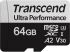 Карта памяти Transcend microSD   64GB C10 UHS-I U3 A2 R160/W80MB/s + SD