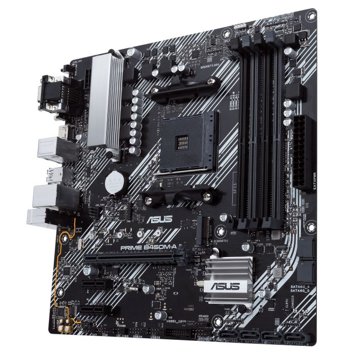 ASUS Motherboard PRIME B450M-A II sAM4 B450 4xDDR4 HDMI DVI D-Sub mATX