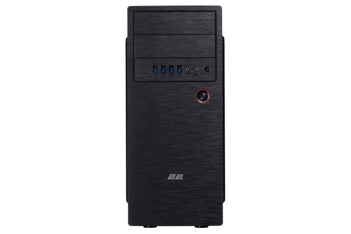 Корпус 2E Alfa E1802 без БЖ 4xUSB3.0, VGA 320мм, ATX, чорний