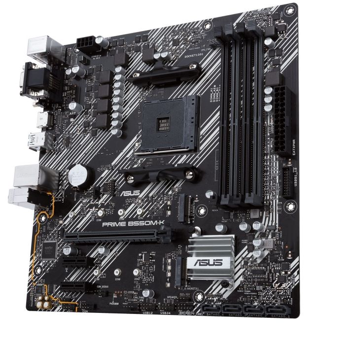 ASUS Motherboard PRIME B550M-K sAM4 B550 4xDDR4 M.2 HDMI DVI D-Sub mATX
