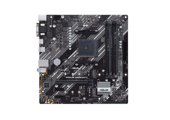 ASUS Motherboard PRIME B550M-K sAM4 B550 4xDDR4 M.2 HDMI DVI D-Sub mATX