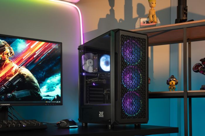 2E PC Complex Gaming AMD R5-5600, 16Gb, F1TB, NVD3060-12, B550, G338, 600W, FreeDos