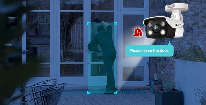 IP-Камера TP-LINK VIGI C340-4, PoE, 4Мп, 4 мм, H265+, IP66, Bullet, кольорове нічне бачення, зовнішня