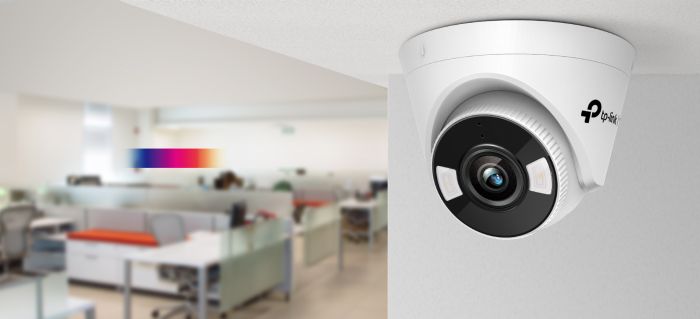 TP-LINK VIGI C440-4 IP Camera, PoE, 4MP, 4 mm, H265+, IP66, Turret, color night vision, indoor