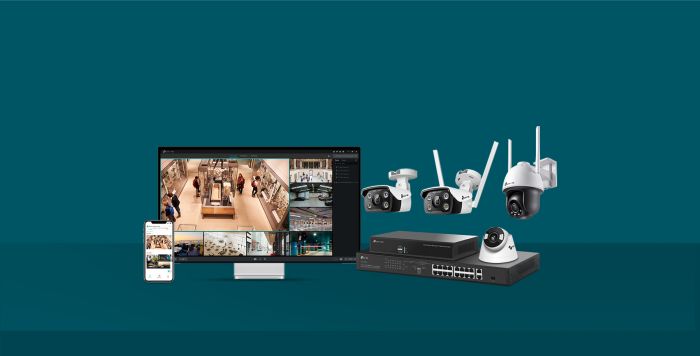 TP-LINK VIGI C440-4 IP Camera, PoE, 4MP, 4 mm, H265+, IP66, Turret, color night vision, indoor