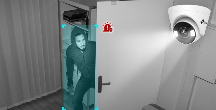 TP-LINK VIGI C440-4 IP Camera, PoE, 4MP, 4 mm, H265+, IP66, Turret, color night vision, indoor