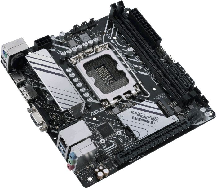 Материнcкая плата ASUS PRIME H610I-PLUS D4-CSM s1700 H610 2xDDR4 M.2 HDMI D-Sub DP mITX