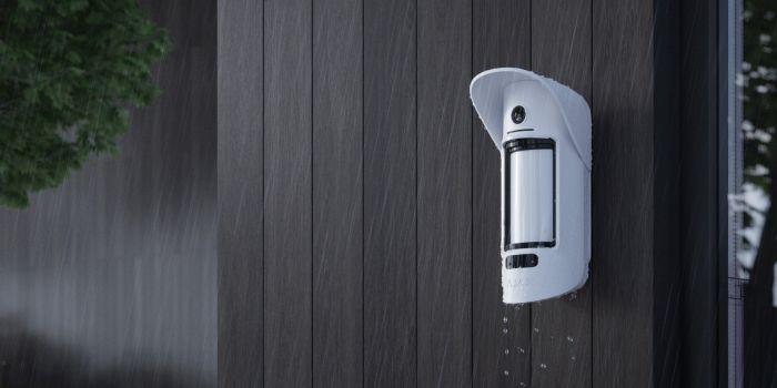 Wireless motion detector with camera and photo on request Ajax MotionCam Outdoor PhOD, Jeweller, white