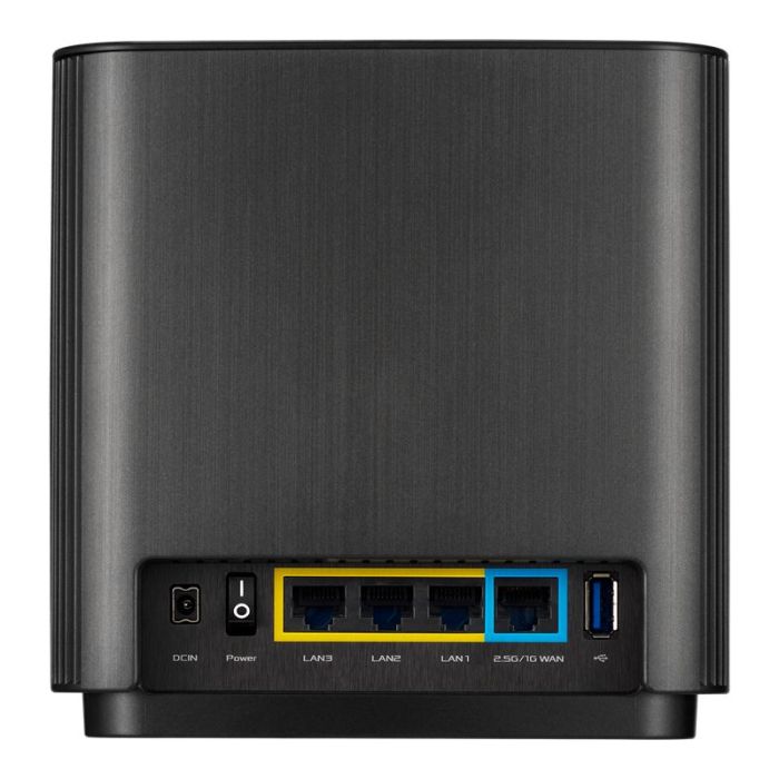 ASUS Router ZenWiFi XT8 v2 AX6600, 3xGE LAN, 1x2.5GE WAN, 1xUSB3.1, 2мод, чорний, EU-UK