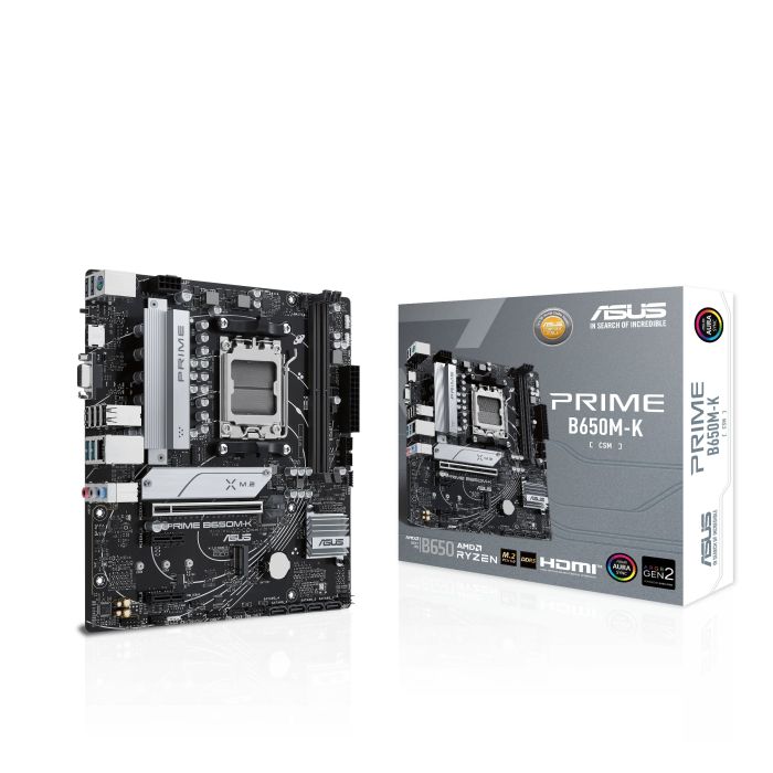 Материнcкая плата ASUS PRIME B650M-K sAM5 B650 2xDDR5 M.2 HDMI D-Sub mATX