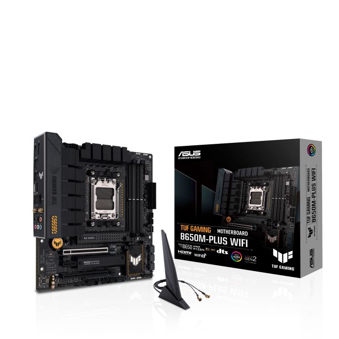 Материнcкая плата ASUS TUF GAMING B650M-E WIFI sAM5 B650 2xDDR5 M.2 HDMI DP Wi-Fi BT mATX