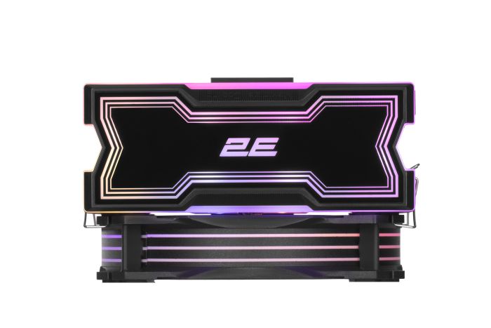 Процесорний кулер 2E GAMING Air Cool AC120D4TC-ARGB, LGA1851, 1700, 1366, 1200, 115x, AM5, AM4, AM3, AM3+, AM2, AM2+, FM2, FM1, 4pin PWM, 3pin +5VARGB, TDP 180W