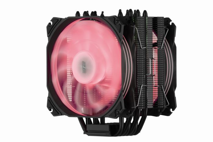 Процессорный кулер 2E GAMING Air Cool AC120D6-ARGB LGA1851, 1700, 1366, 1200, 115x, AM5, AM4, AM3, AM3+, AM2, AM2+, FM2, FM1 4pin PWM, 3pin +5VARGB TDP 200W