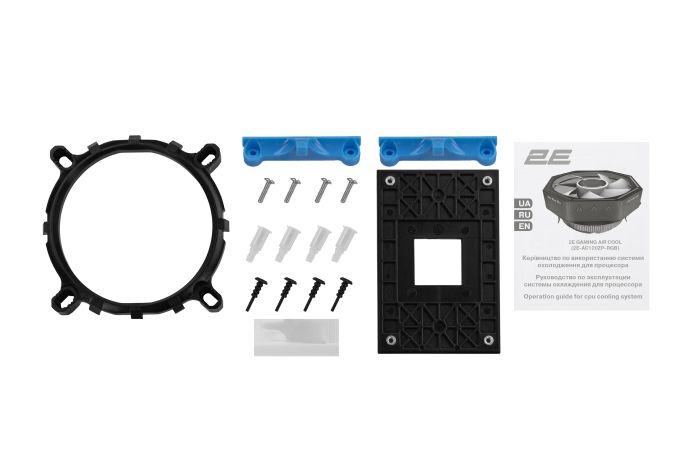 Процесорний кулер 2E GAMING Air Cool AC120ZP RGB, LGA1851, 1700, 1200, 115x, 775, AM5, AM4, AM3, AM3+, AM2, AM2+, FM2, FM1, 4pin RGB, TDP 95W