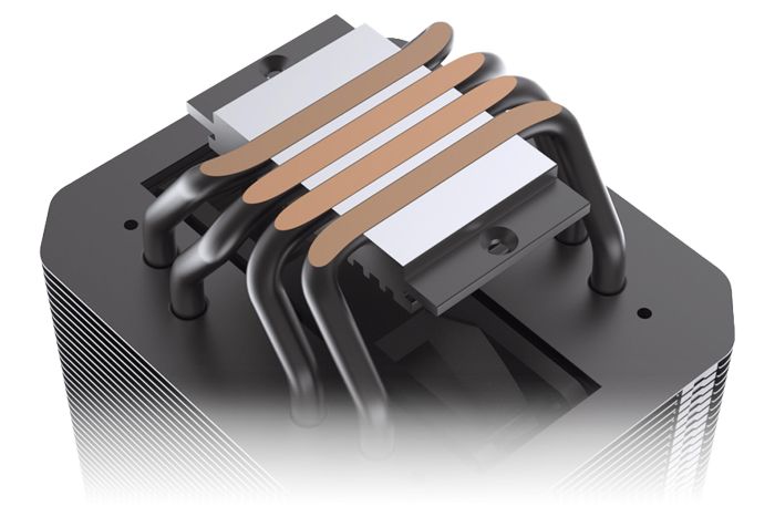 2E GAMING CPU cooler Air Cool ACM90D4, ARGB LGA 1700, 2011, 1366, 1200, 115x, AM5, AM4, AM3, 4pin PWM, TDP 180W