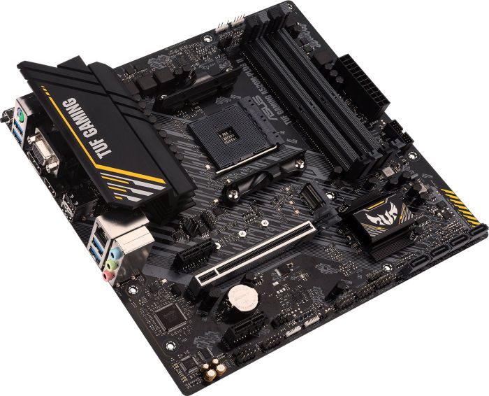 ASUS Motherboard TUF GAMING A520M-PLUS II sAM4 A520 4xDDR4 HDMI DVI D-Sub mATX