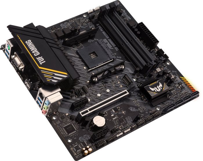 ASUS Motherboard TUF GAMING A520M-PLUS II sAM4 A520 4xDDR4 HDMI DVI D-Sub mATX