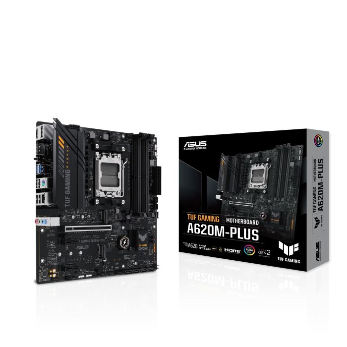 ASUS Motherboard TUF GAMING A620M-PLUS sAM5 A620 4xDDR5 HDMI DP mATX