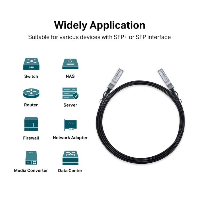 Кабель TP-LINK Direct Attach SFP+ Cable for_10 Gigabit connections Up to 3m