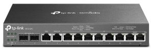 Мультисервісний Маршрутизатор TP-LINK  8xGE LAN (8xPoE), 1xGE WAN, 1xGE WAN/LAN, 2xGE SFP WAN/LAN, 110Вт TP-Link ER7212PC