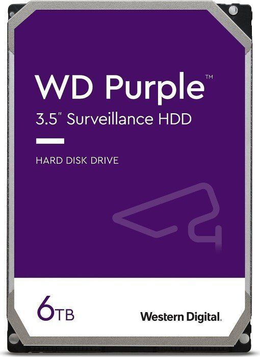 Жесткий диск WD  6TB 3.5" 256MB SATA Purple Surveillance