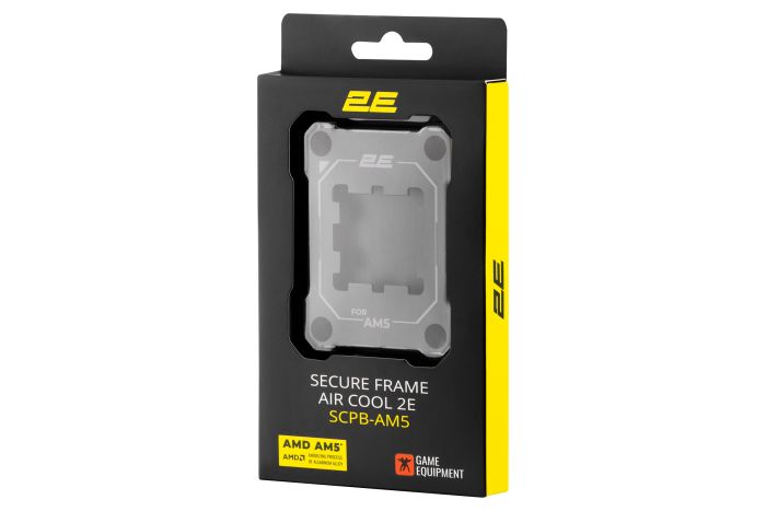 Контактна рамка для процесора 2E GAMING Air Cool SCPB-AM5, Aluminum, чорний