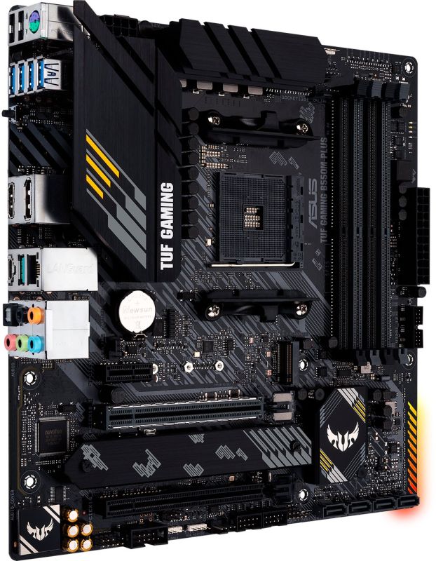 ASUS Motherboard TUF GAMING B550M-PLUS sAM4  B550 4xDDR4 M.2 HDMI DP mATX
