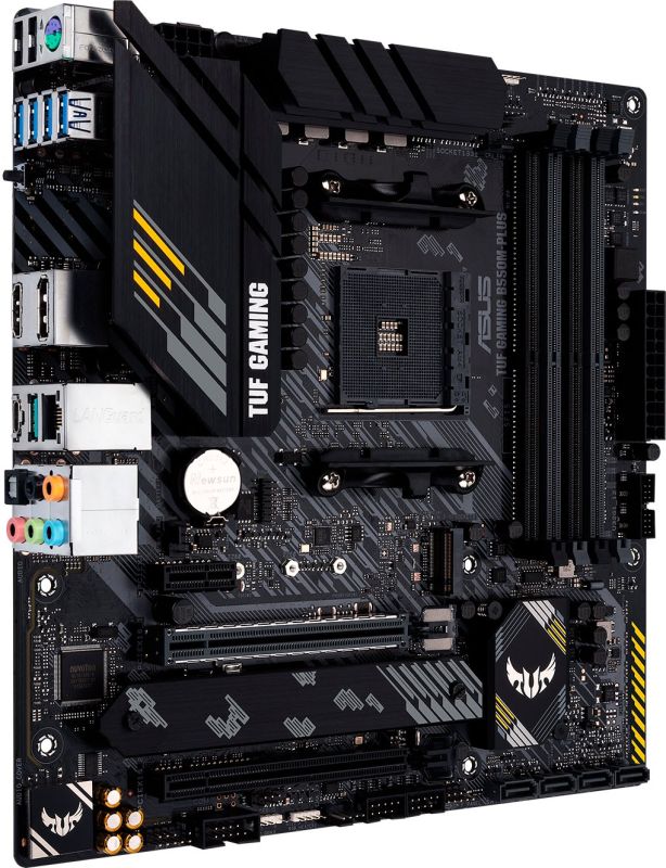 ASUS Motherboard TUF GAMING B550M-PLUS sAM4  B550 4xDDR4 M.2 HDMI DP mATX