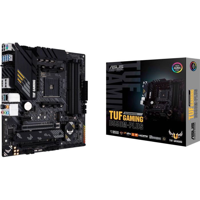 ASUS Motherboard TUF GAMING B550M-PLUS sAM4  B550 4xDDR4 M.2 HDMI DP mATX