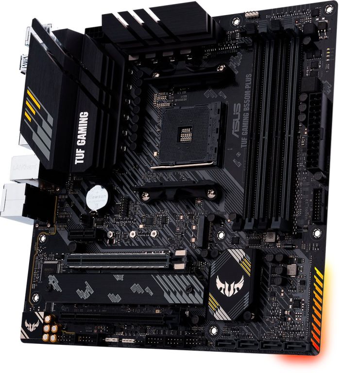 ASUS Motherboard TUF GAMING B550M-PLUS sAM4  B550 4xDDR4 M.2 HDMI DP mATX