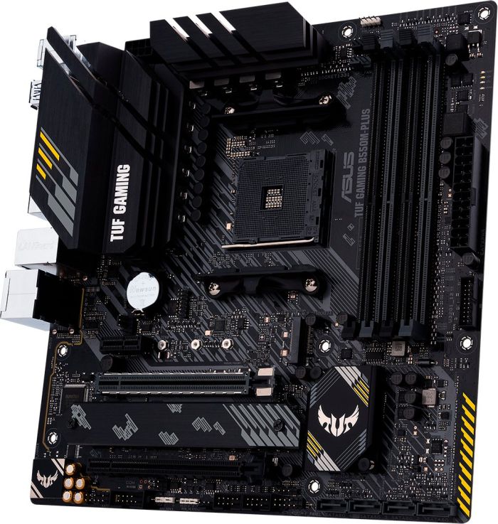 ASUS Motherboard TUF GAMING B550M-PLUS sAM4  B550 4xDDR4 M.2 HDMI DP mATX