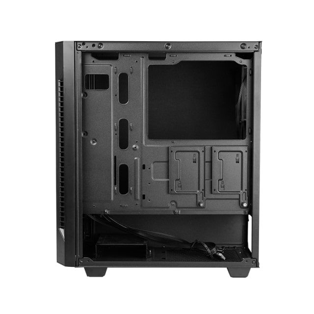 CHIEFTEC PC Case Elox AS-01B, w/o PSU, 2xUSB3.2, 1xUSB2.0, 1x120mm Fan, Sound insulated panels, VGA 320mm, LCS ready, ATX, Black