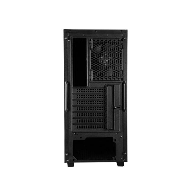 CHIEFTEC PC Case Elox AS-01B, w/o PSU, 2xUSB3.2, 1xUSB2.0, 1x120mm Fan, Sound insulated panels, VGA 320mm, LCS ready, ATX, Black
