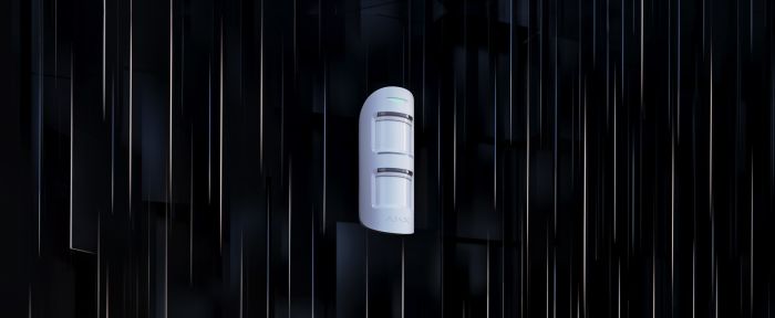 Датчик руху вуличний Ajax MotionProtect Outdoor, Jeweler, бездротовий, білий